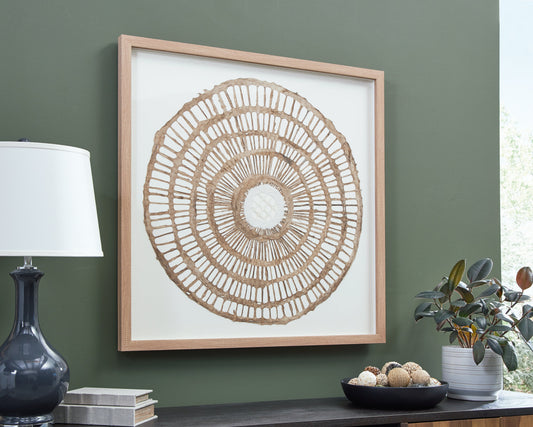 Brockham Brown Wall Decor - A8010304 - Luna Furniture - Dallas Store