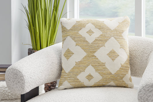 Brockner Next-Gen Nuvella Brown/Yellow Pillow (Set of 4) - A1900009 - Luna Furniture - Dallas Store