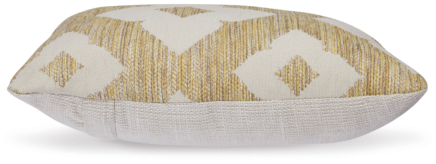 Brockner Next-Gen Nuvella Brown/Yellow Pillow (Set of 4) - A1900009 - Luna Furniture - Dallas Store