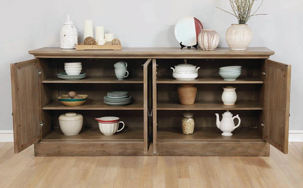 Brockway Cove 4-Door Server Barley Brown - 110295 - Luna Furniture - Dallas Store
