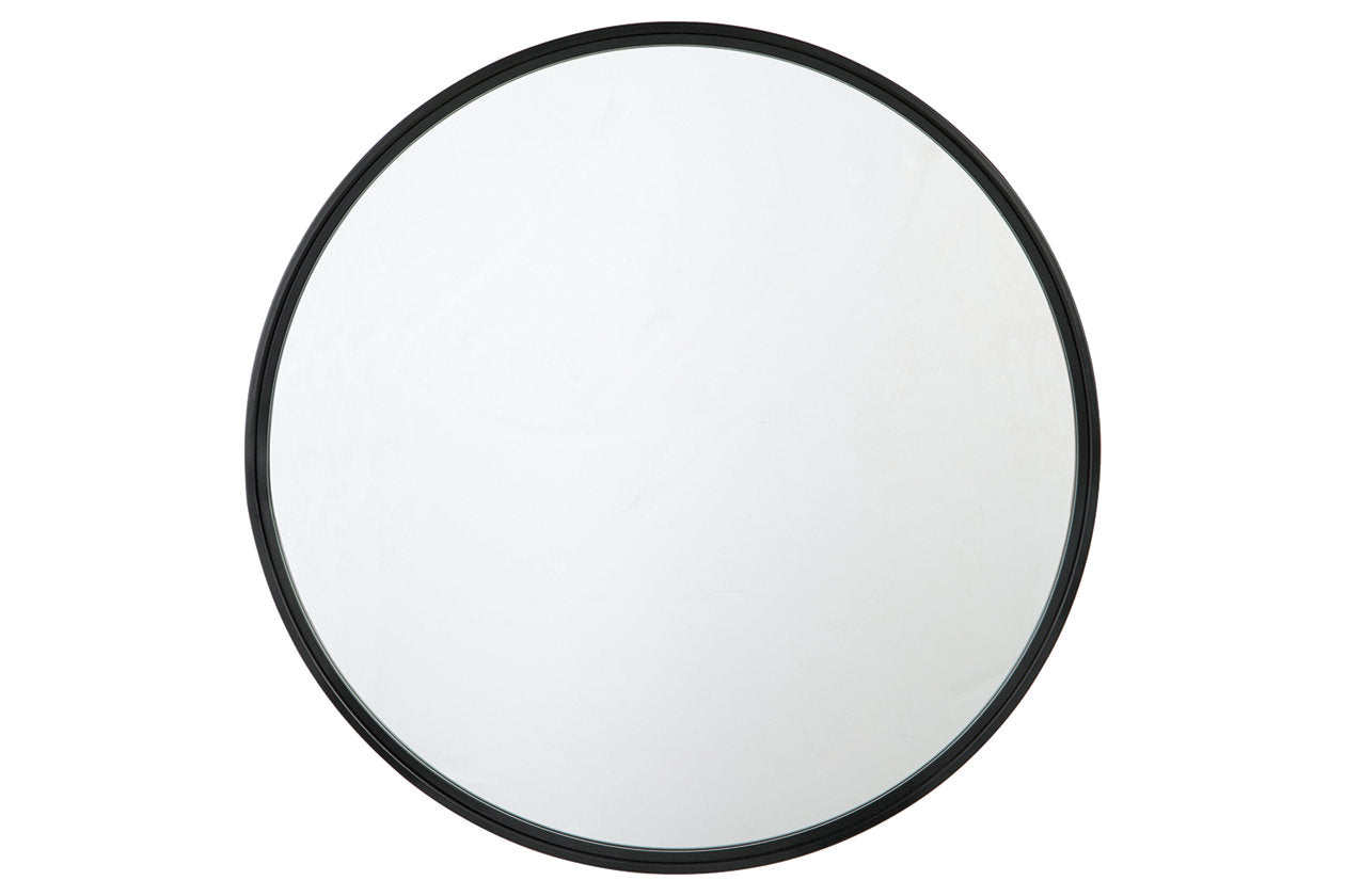 Brocky Black Accent Mirror - A8010210 - Luna Furniture - Dallas Store