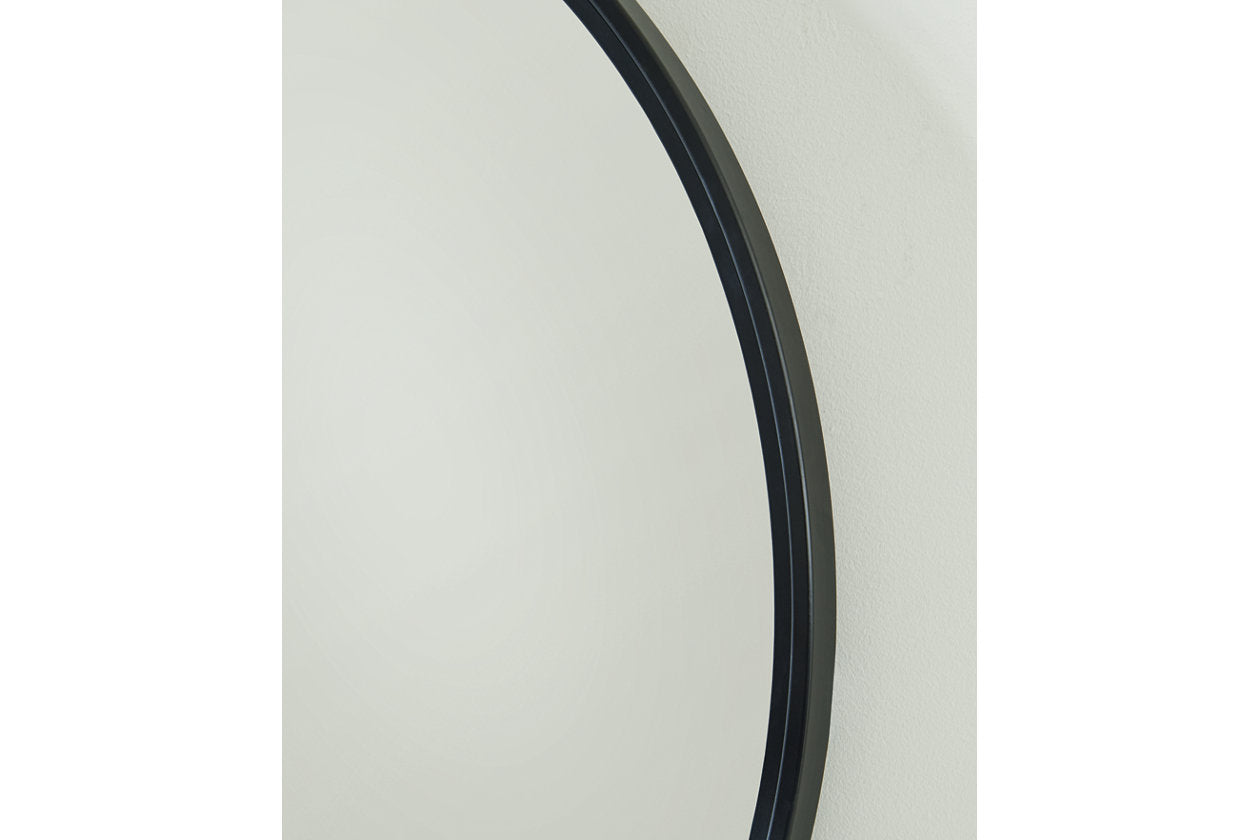 Brocky Black Accent Mirror - A8010210 - Luna Furniture - Dallas Store