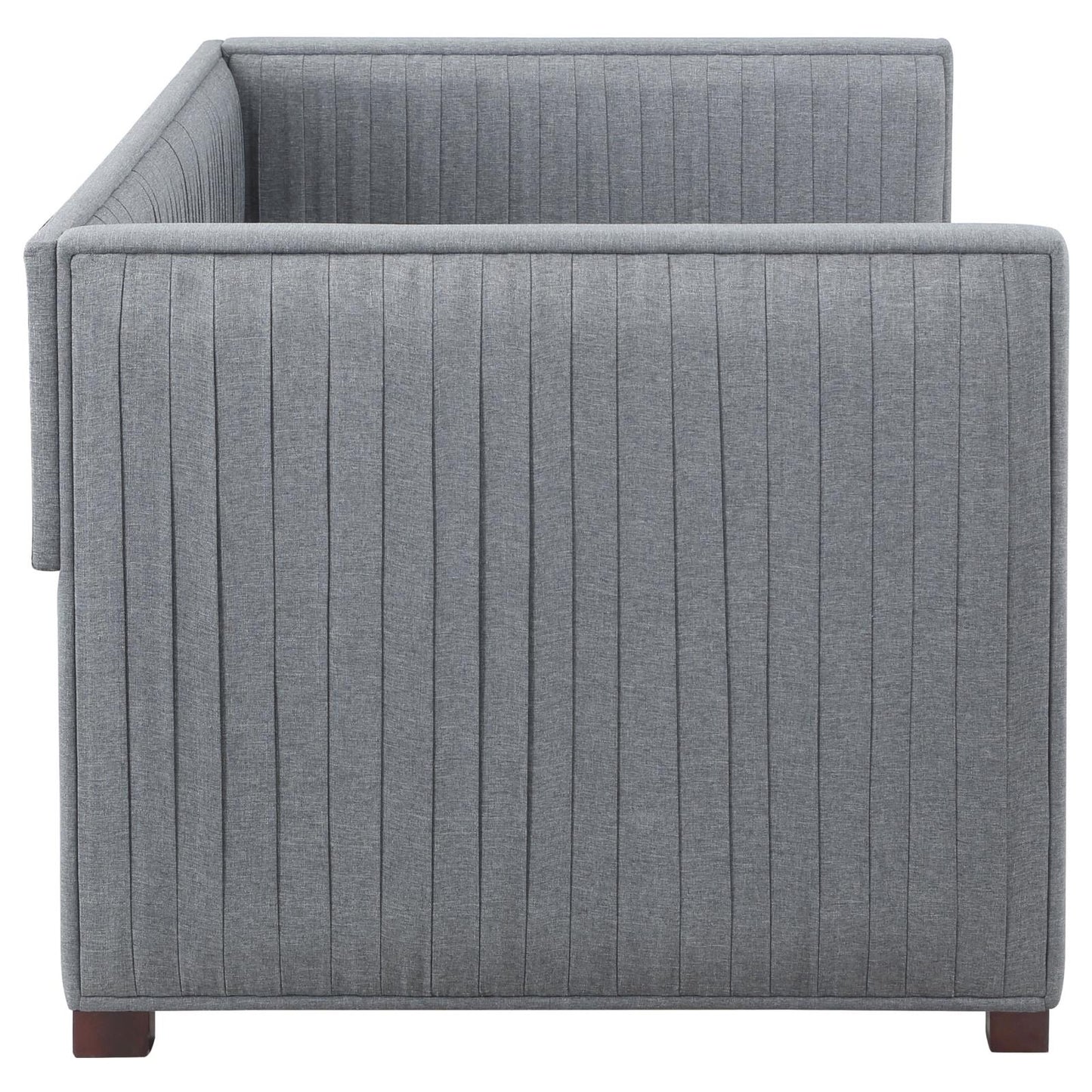 Brodie Gray Upholstered Twin Daybed with Trundle - 300554 - Luna Furniture - Dallas Store