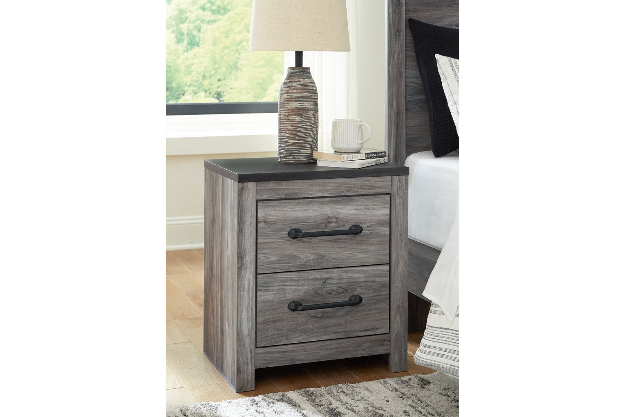 Bronyan Dark Gray Nightstand - B1290-92 - Luna Furniture - Dallas Store