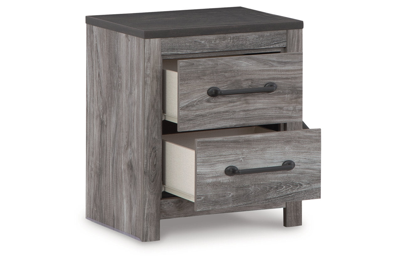 Bronyan Dark Gray Nightstand - B1290-92 - Luna Furniture - Dallas Store
