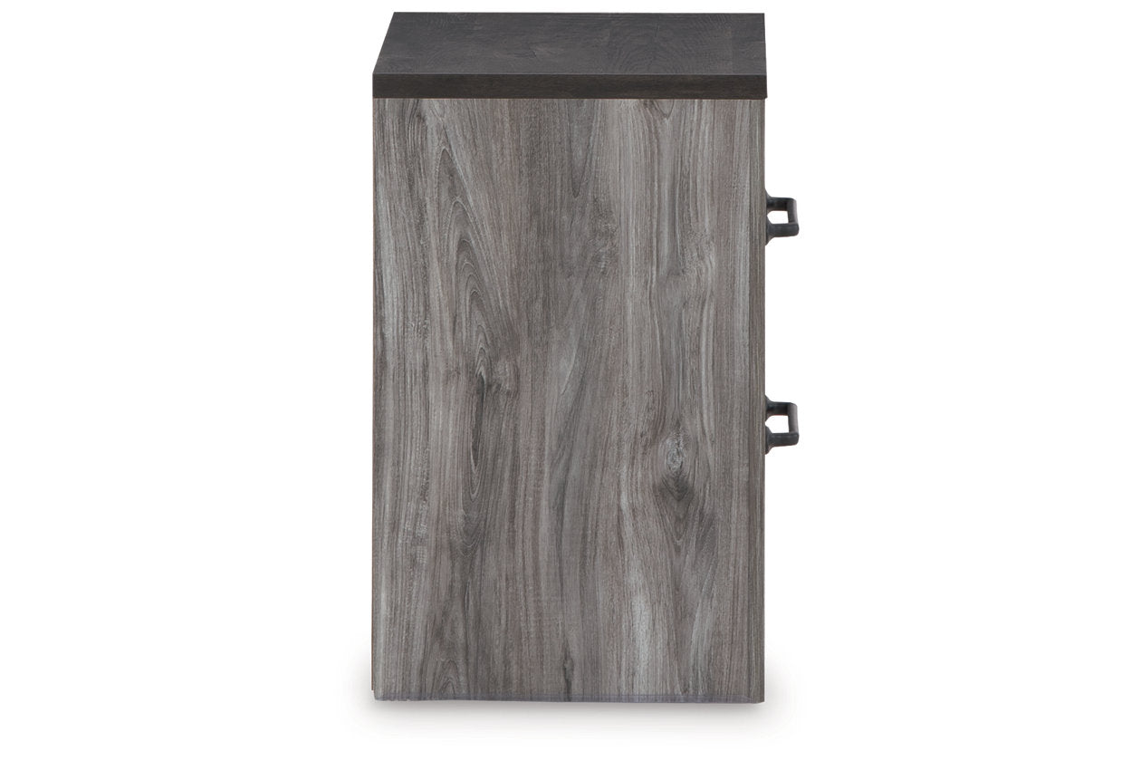 Bronyan Dark Gray Nightstand - B1290-92 - Luna Furniture - Dallas Store