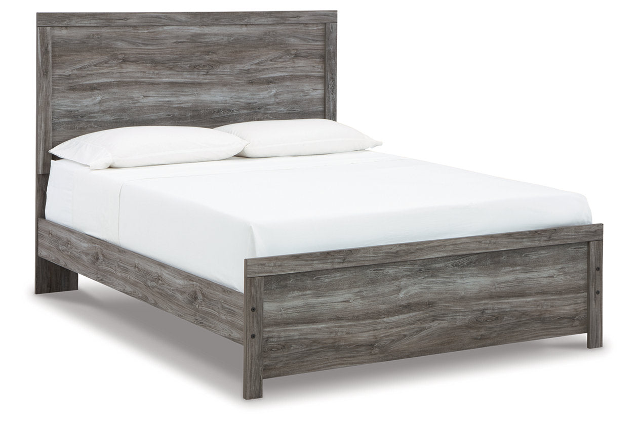 Bronyan Dark Gray Queen Panel Bed - SET | B1290-71 | B1290-98 - Luna Furniture - Dallas Store