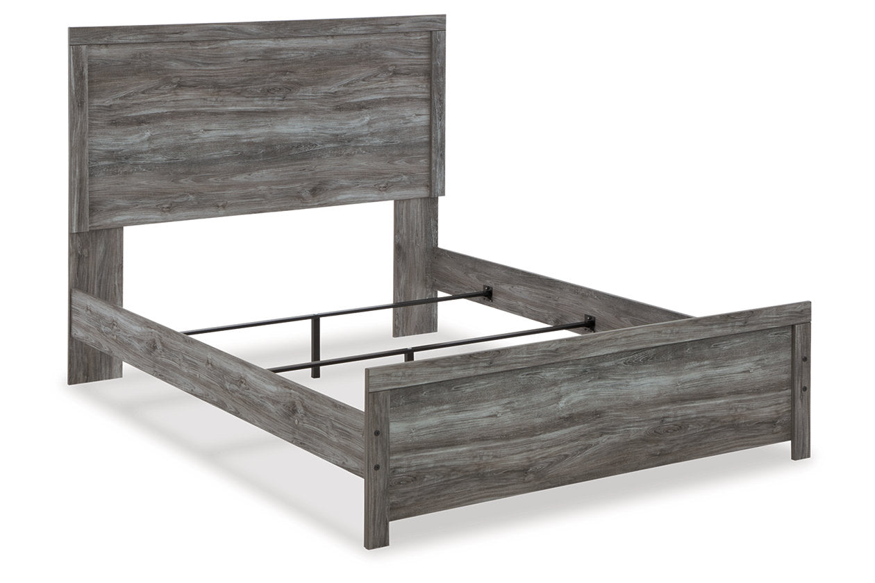 Bronyan Dark Gray Queen Panel Bed - SET | B1290-71 | B1290-98 - Luna Furniture - Dallas Store