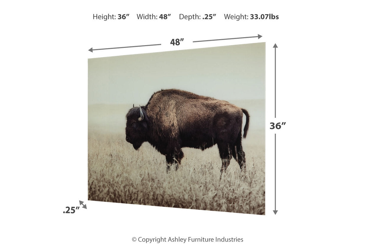 Brutus Sepia Wall Art - A8000289 - Luna Furniture - Dallas Store