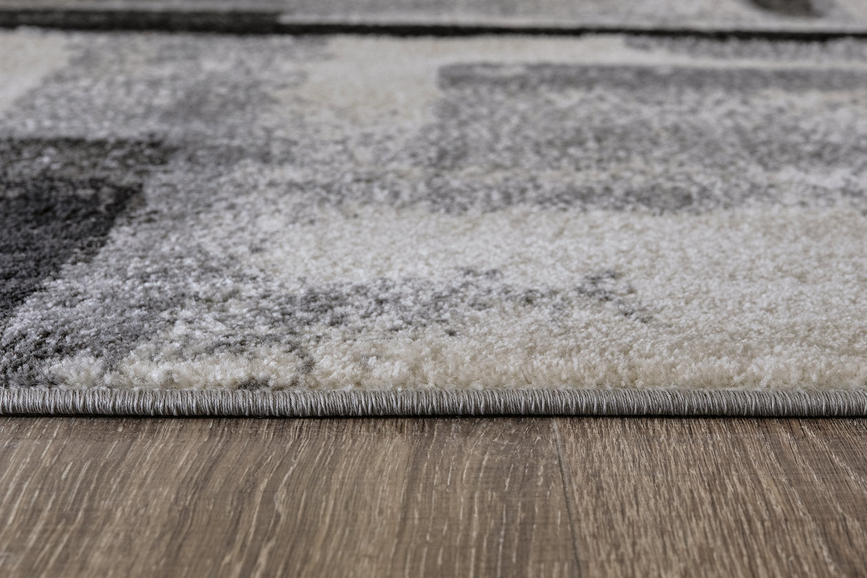 Brycebourne Black/Cream/Gray Medium Rug - R404982 - Luna Furniture - Dallas Store