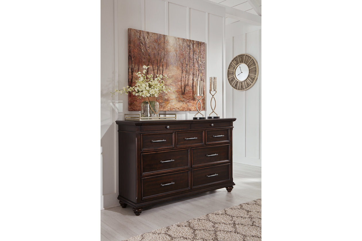 Brynhurst Dark Brown Bedroom Mirror (Mirror Only) - B788-36 - Luna Furniture - Dallas Store