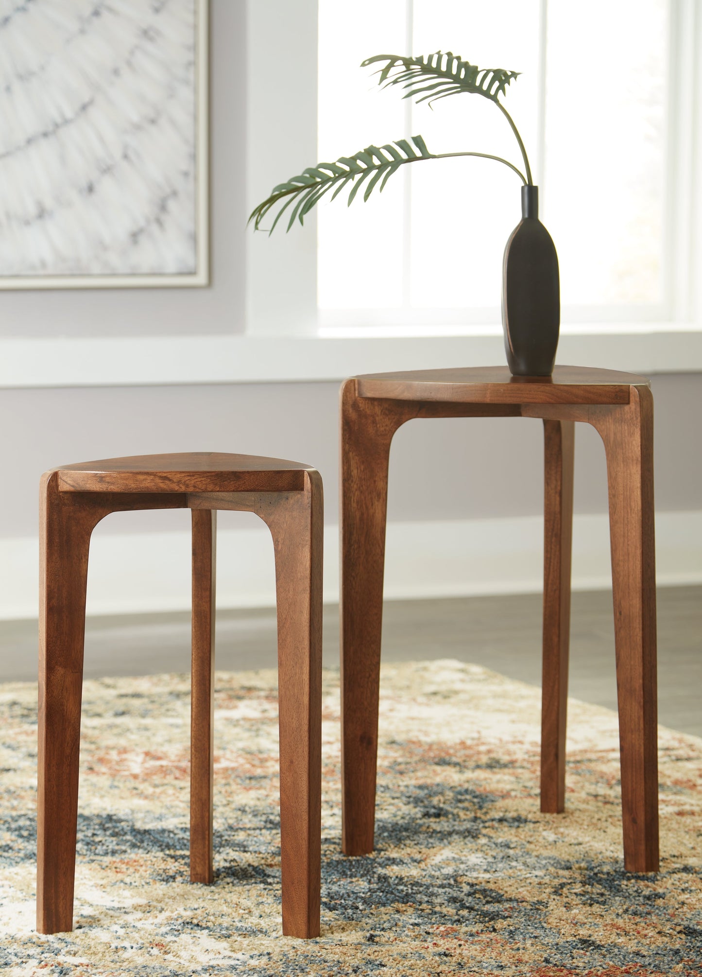 Brynnleigh Medium Brown Accent Table (Set of 2) - A4000607 - Luna Furniture - Dallas Store