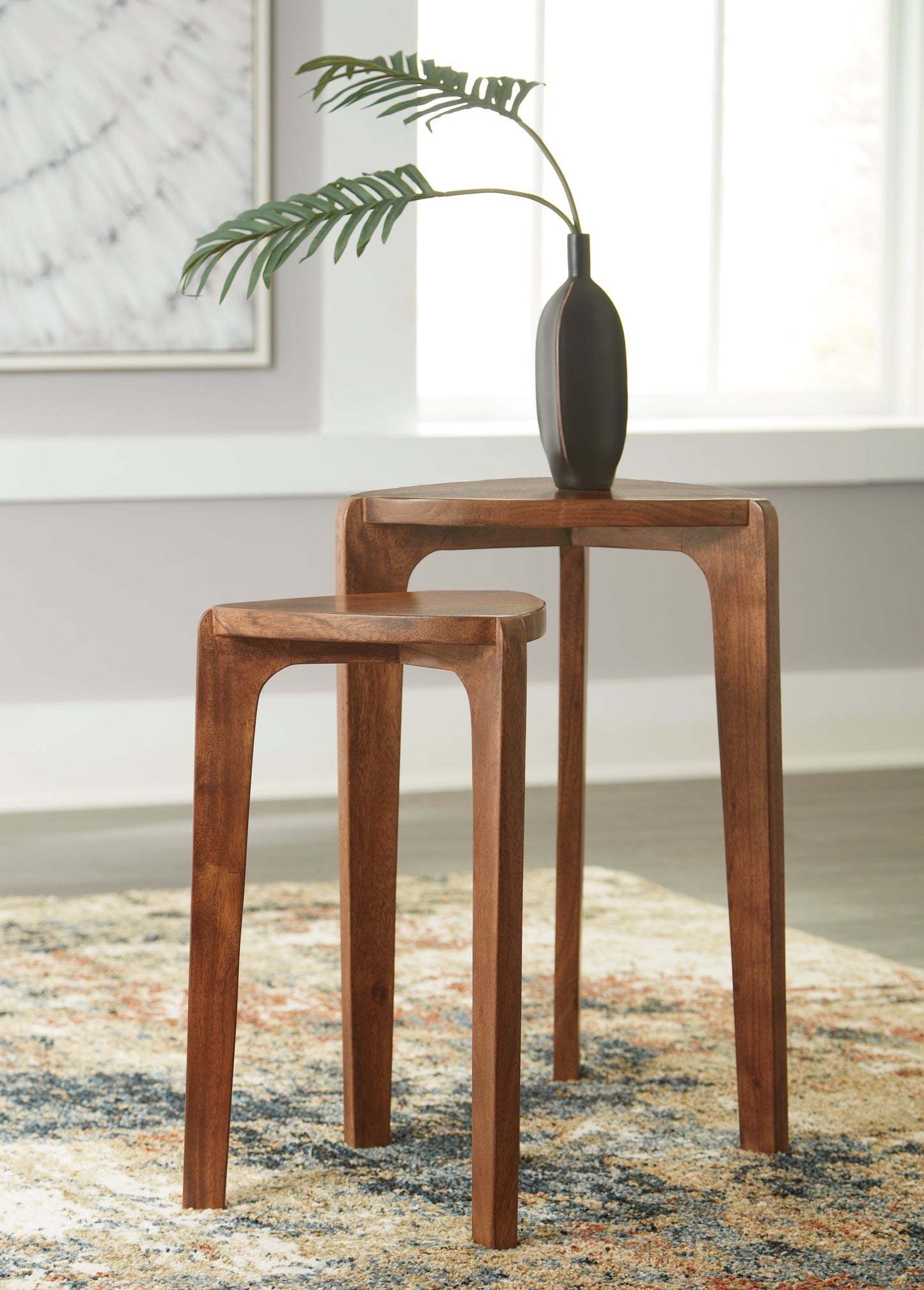 Brynnleigh Medium Brown Accent Table (Set of 2) - A4000607 - Luna Furniture - Dallas Store