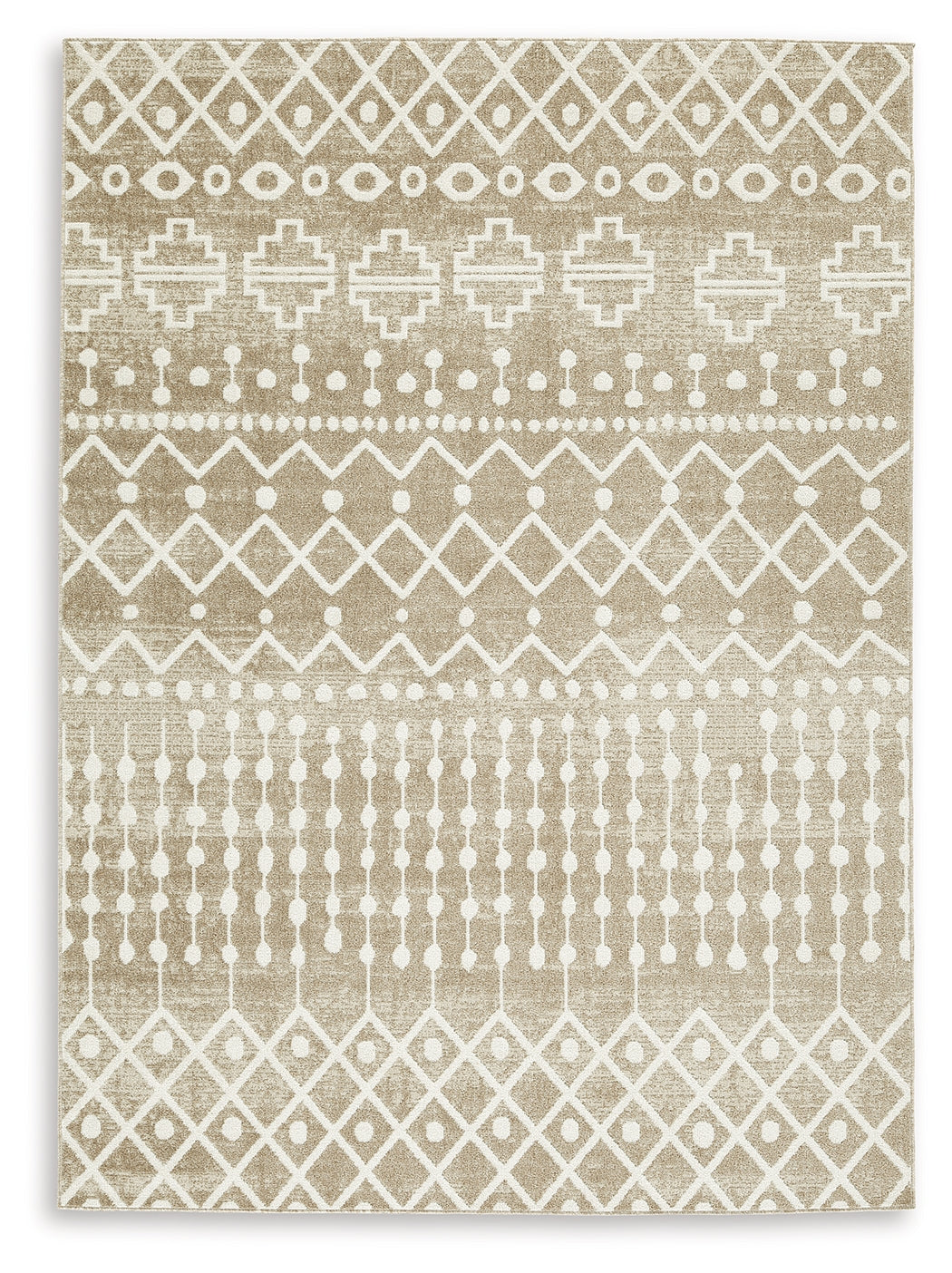 Bunchly Tan/Brown/Cream Medium Rug - R406222 - Luna Furniture - Dallas Store