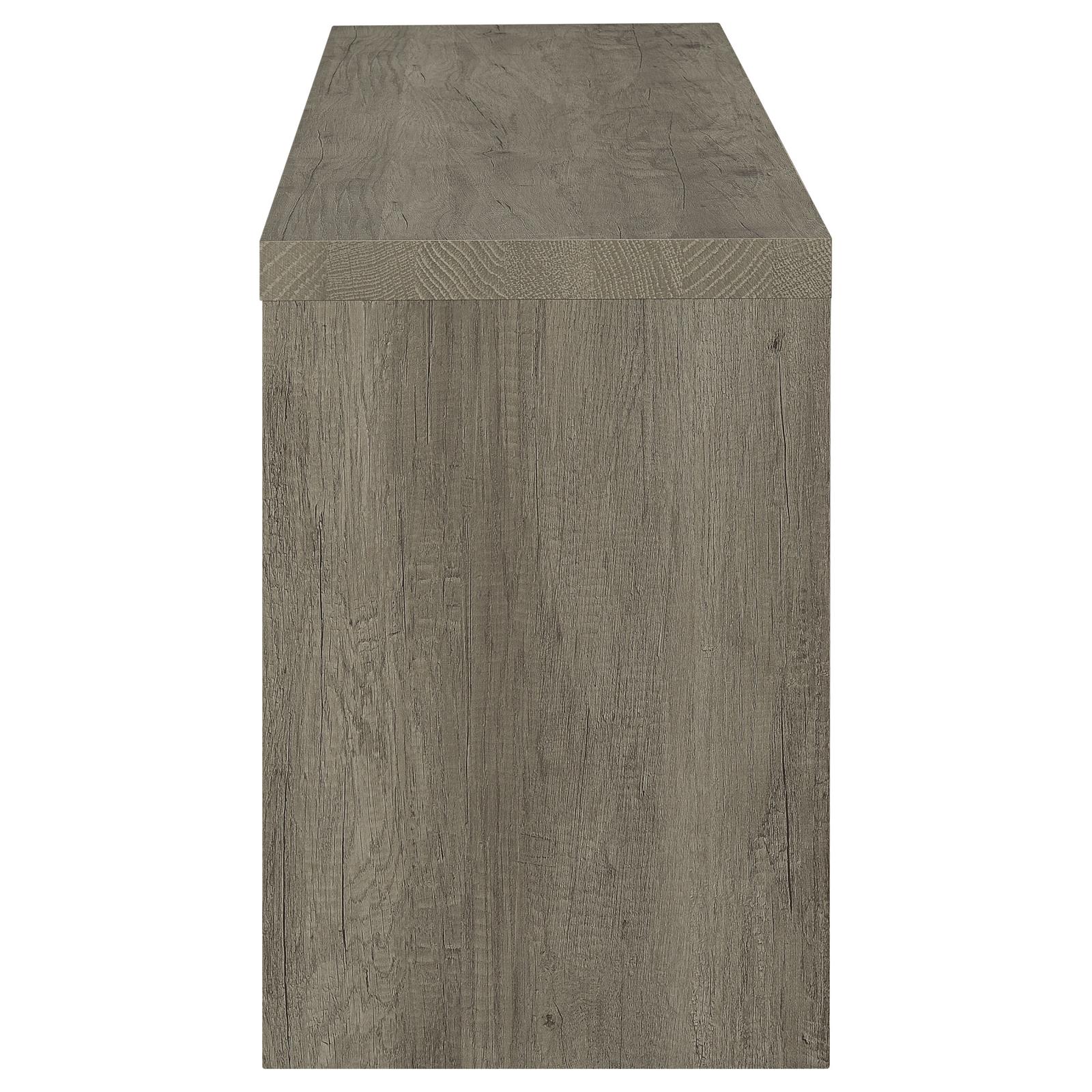 Burke 2-Drawer TV Console Gray Driftwood - 701024 - Luna Furniture - Dallas Store