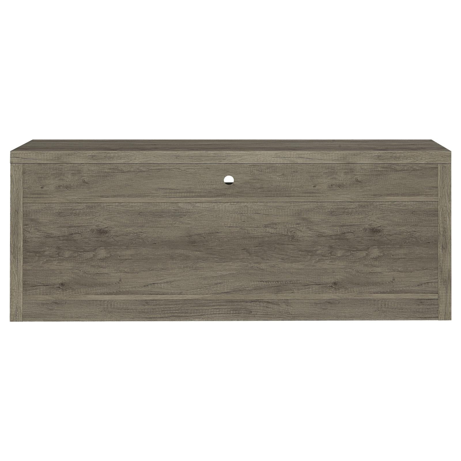Burke 2-Drawer TV Console Gray Driftwood - 701024 - Luna Furniture - Dallas Store