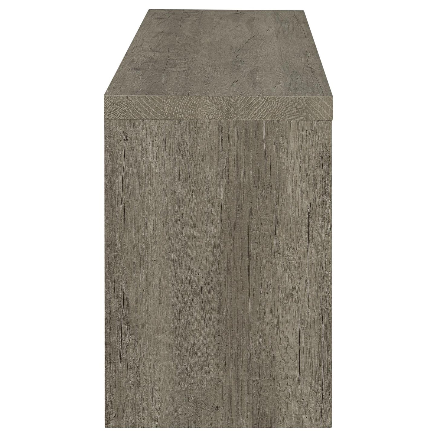 Burke 2-Drawer TV Console Gray Driftwood - 701024 - Luna Furniture - Dallas Store