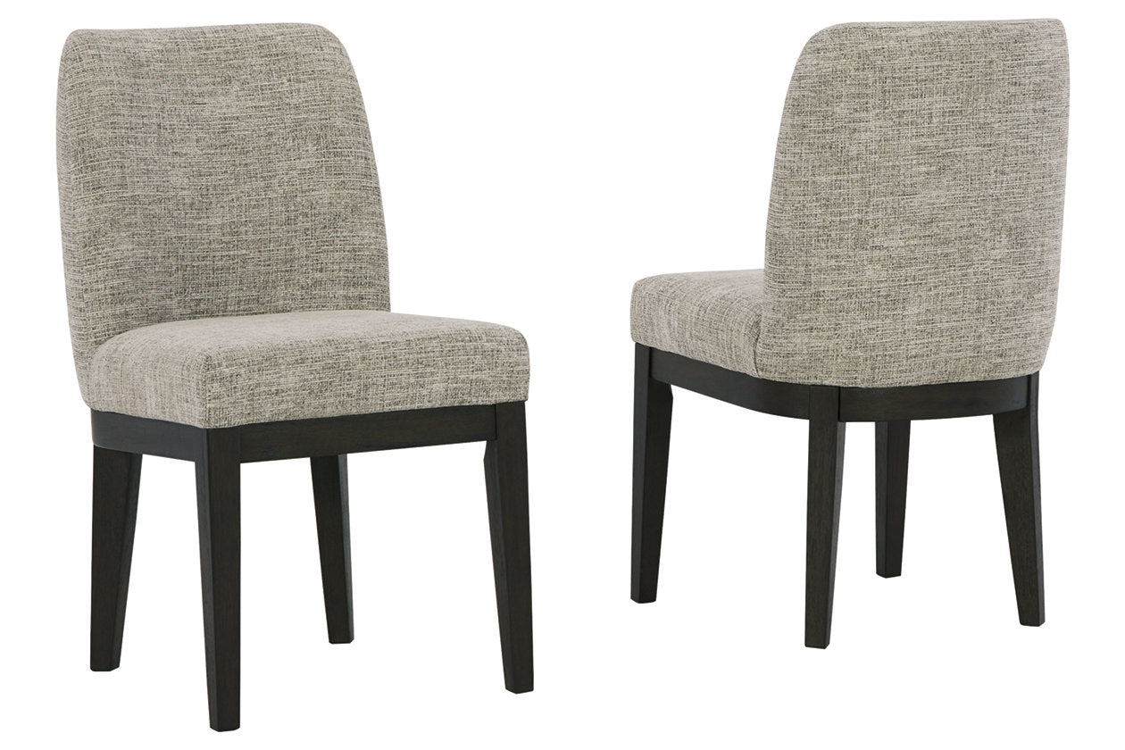 Burkhaus Dark Brown Dining Chair, Set of 2 - D984-01 - Luna Furniture - Dallas Store