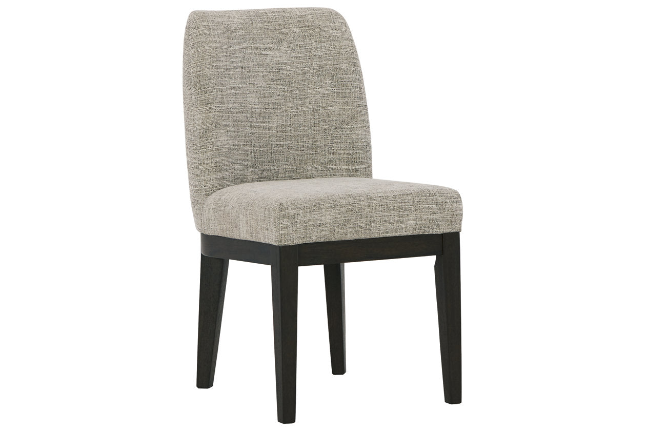 Burkhaus Dark Brown Dining Chair, Set of 2 - D984-01 - Luna Furniture - Dallas Store