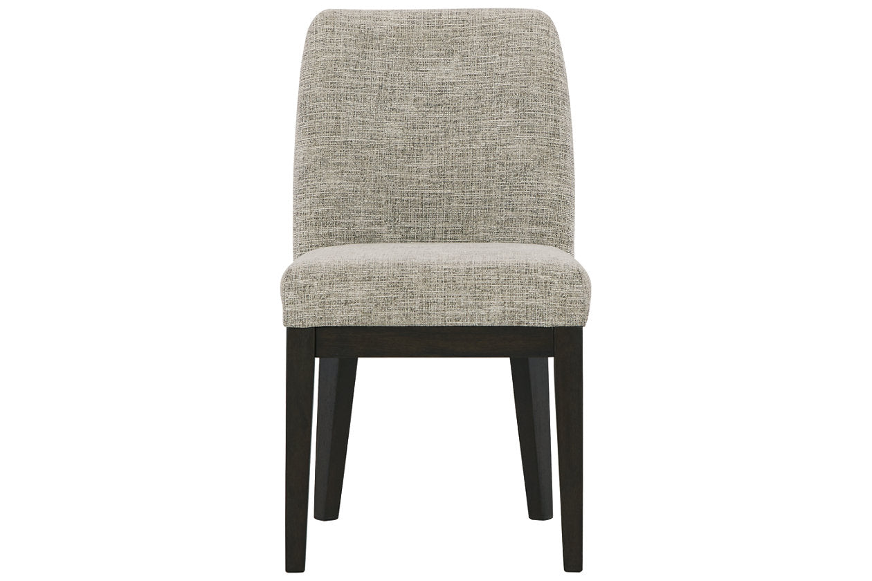 Burkhaus Dark Brown Dining Chair, Set of 2 - D984-01 - Luna Furniture - Dallas Store
