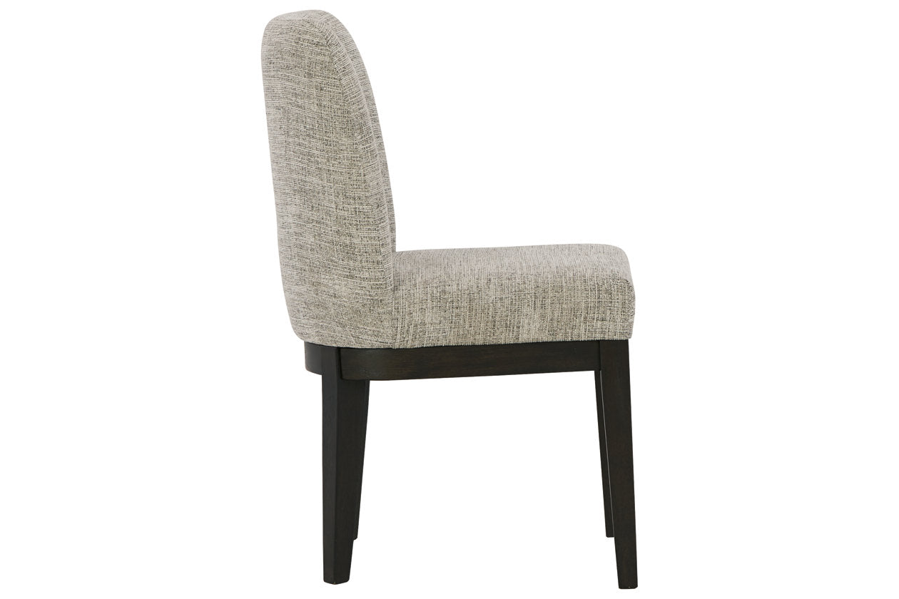 Burkhaus Dark Brown Dining Chair, Set of 2 - D984-01 - Luna Furniture - Dallas Store
