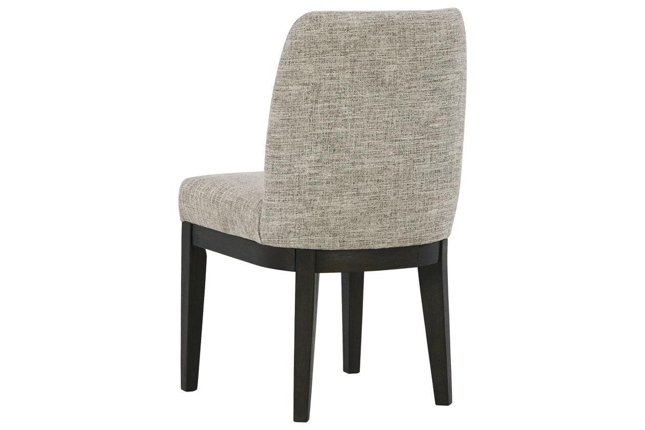 Burkhaus Dark Brown Dining Chair, Set of 2 - D984-01 - Luna Furniture - Dallas Store