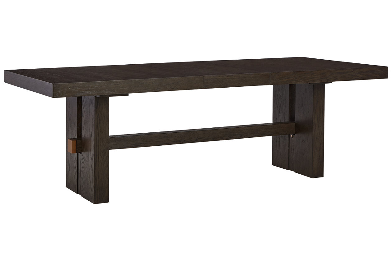Burkhaus Dark Brown Dining Extension Table - D984-45 - Luna Furniture - Dallas Store