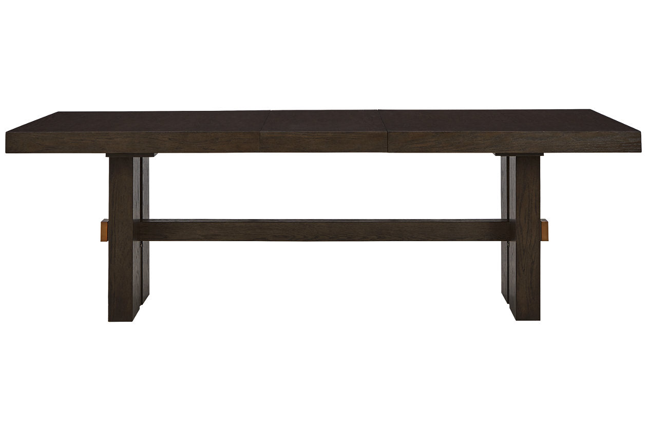 Burkhaus Dark Brown Dining Extension Table - D984-45 - Luna Furniture - Dallas Store