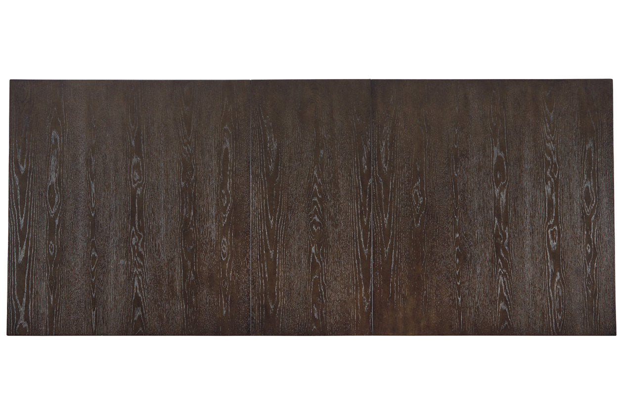 Burkhaus Dark Brown Dining Extension Table - D984-45 - Luna Furniture - Dallas Store