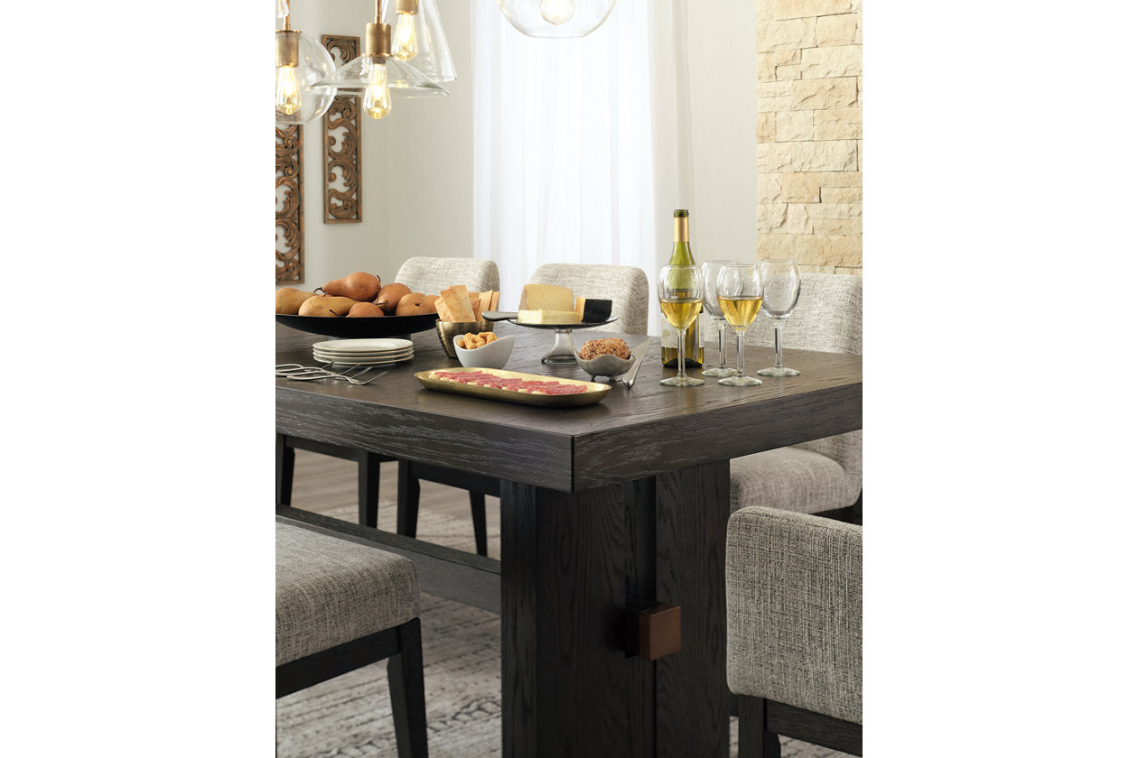 Burkhaus Dark Brown Dining Extension Table - D984-45 - Luna Furniture - Dallas Store