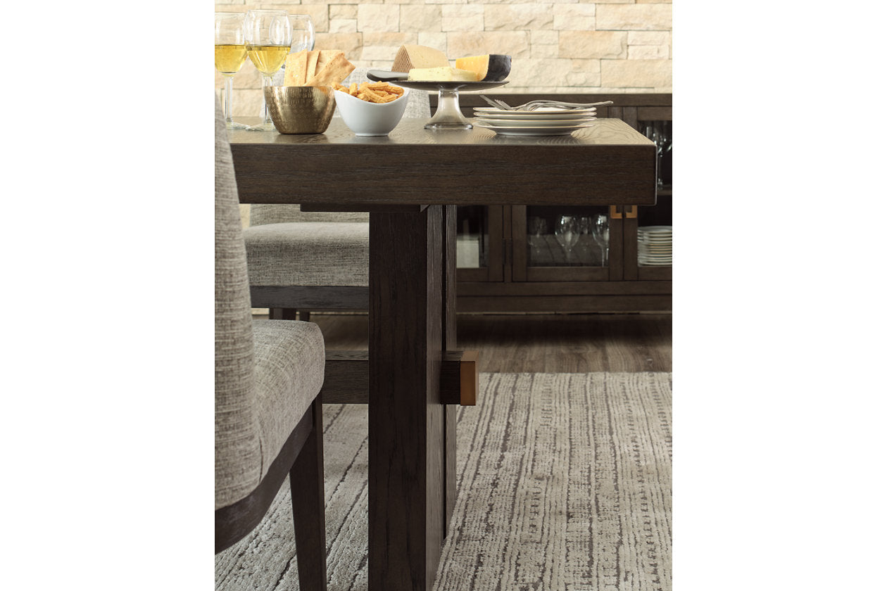 Burkhaus Dark Brown Dining Extension Table - D984-45 - Luna Furniture - Dallas Store