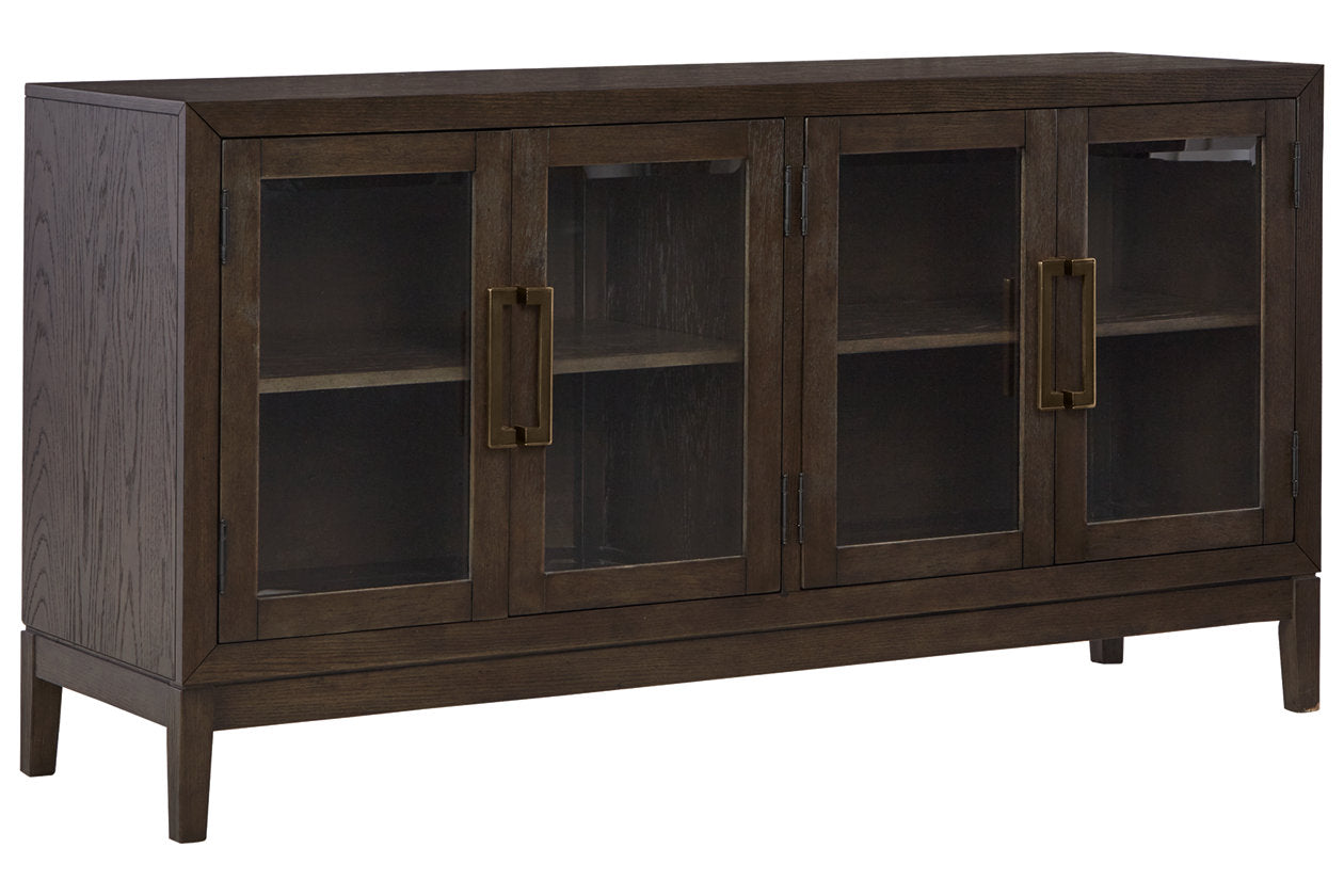 Burkhaus Dark Brown Dining Server - D984-60 - Luna Furniture - Dallas Store