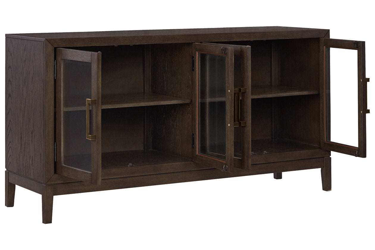 Burkhaus Dark Brown Dining Server - D984-60 - Luna Furniture - Dallas Store