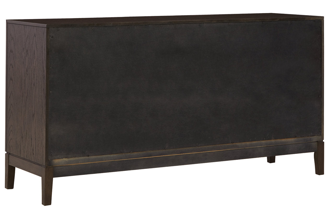 Burkhaus Dark Brown Dining Server - D984-60 - Luna Furniture - Dallas Store