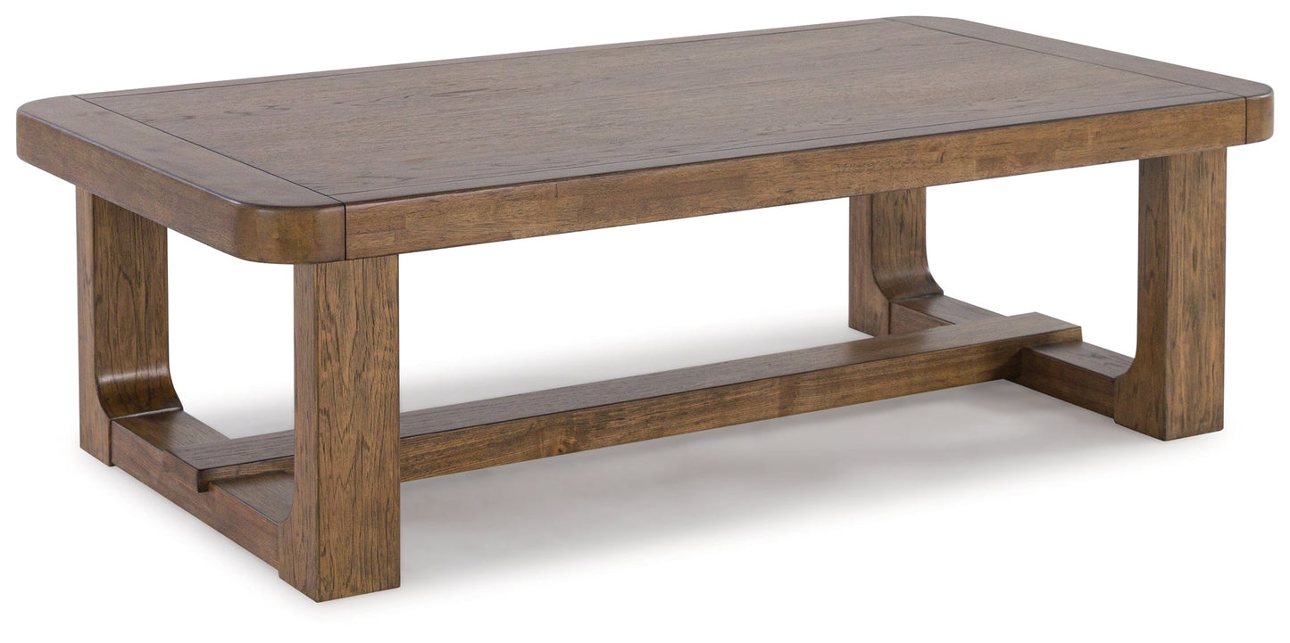 Cabalynn Light Brown Coffee Table - T974-1 - Luna Furniture - Dallas Store