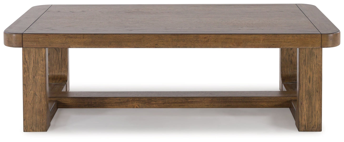 Cabalynn Light Brown Coffee Table - T974-1 - Luna Furniture - Dallas Store