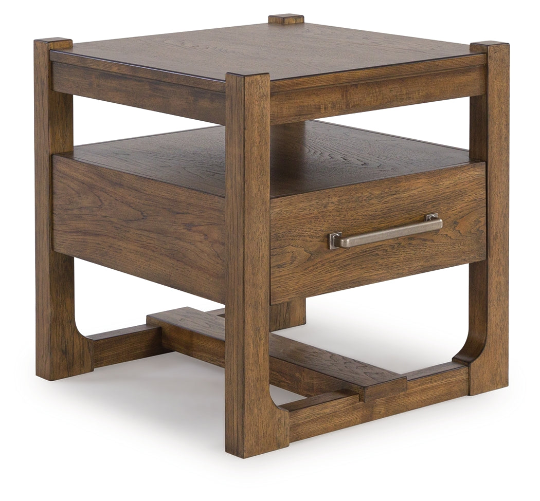 CABALYNN Light Brown End Table - T974-2 - Luna Furniture - Dallas Store