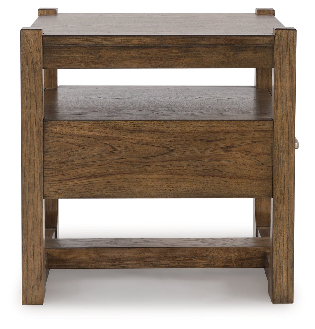 CABALYNN Light Brown End Table - T974-2 - Luna Furniture - Dallas Store