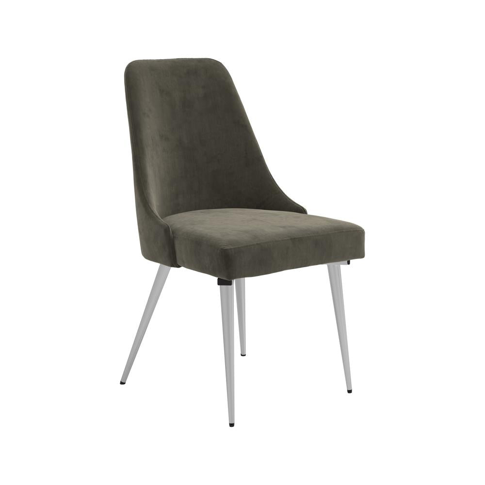 Cabianca Gray Curved Back Side Chairs, Set of 2 - 191442 - Luna Furniture - Dallas Store