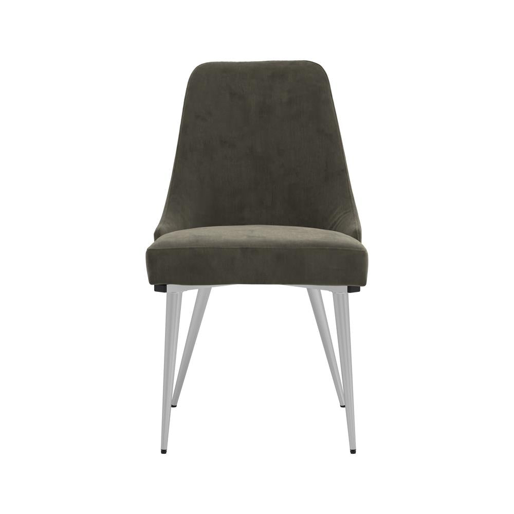 Cabianca Gray Curved Back Side Chairs, Set of 2 - 191442 - Luna Furniture - Dallas Store