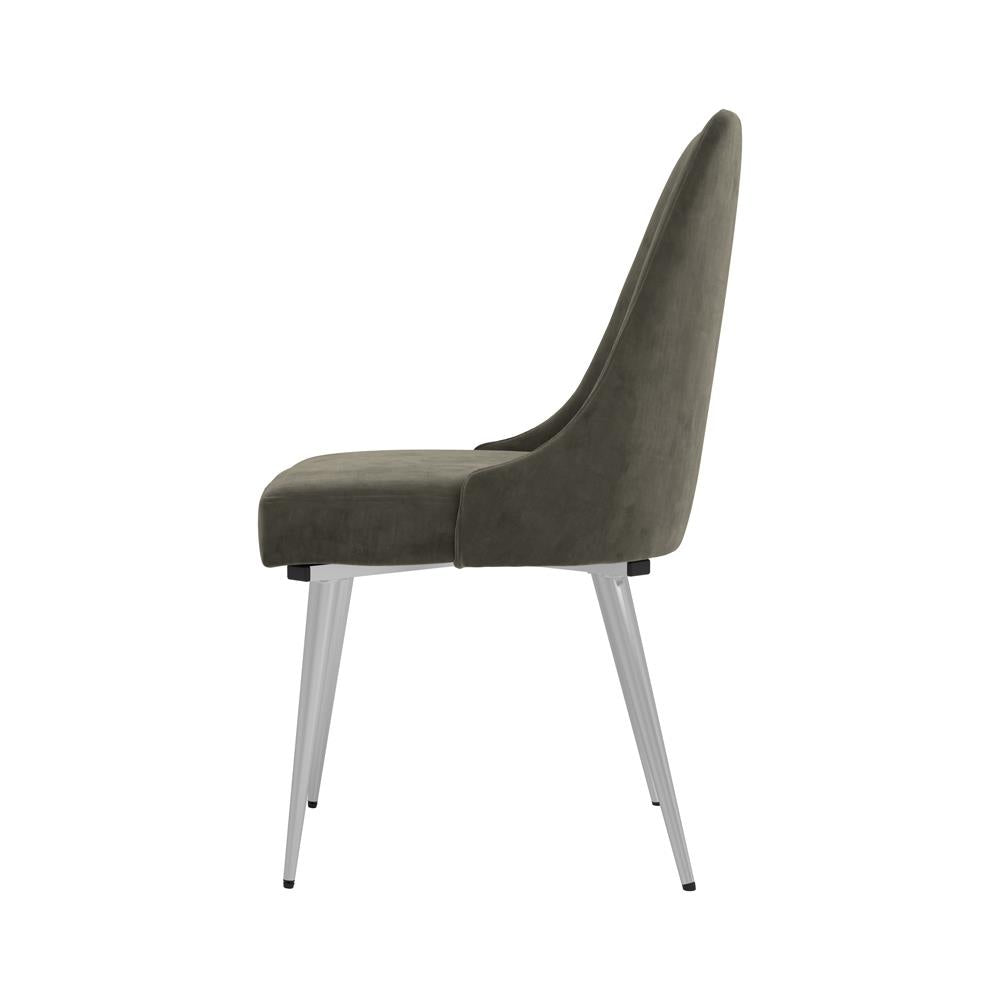 Cabianca Gray Curved Back Side Chairs, Set of 2 - 191442 - Luna Furniture - Dallas Store