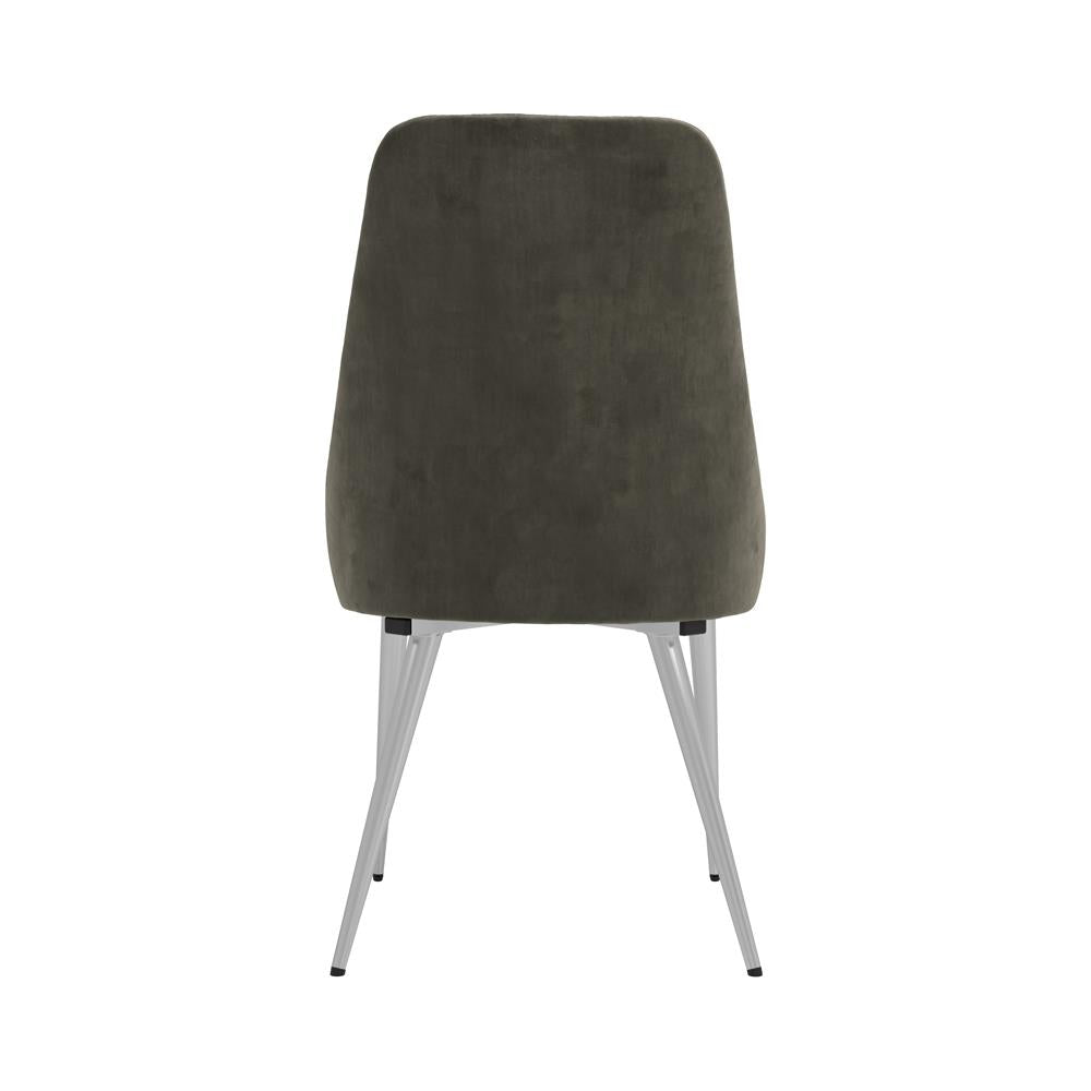 Cabianca Gray Curved Back Side Chairs, Set of 2 - 191442 - Luna Furniture - Dallas Store