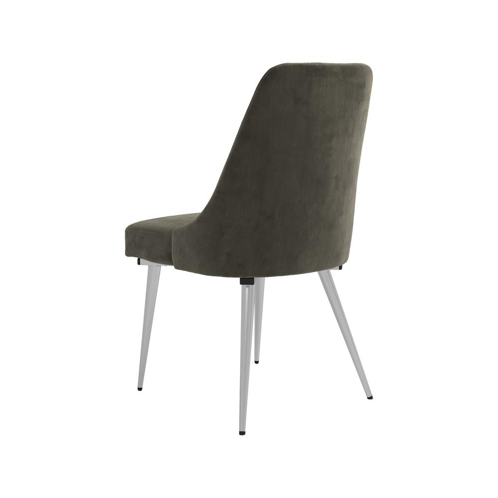 Cabianca Gray Curved Back Side Chairs, Set of 2 - 191442 - Luna Furniture - Dallas Store