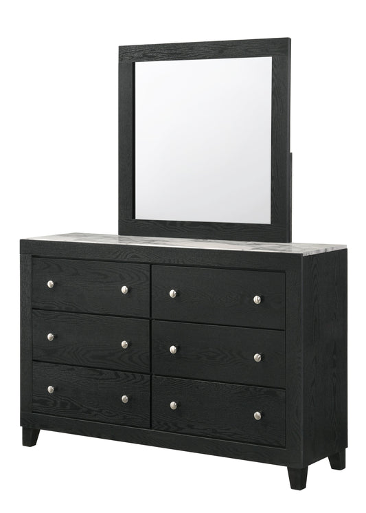 Cadence Black Bedroom Mirror (Mirror Only) - B4510-11 - Luna Furniture - Dallas Store