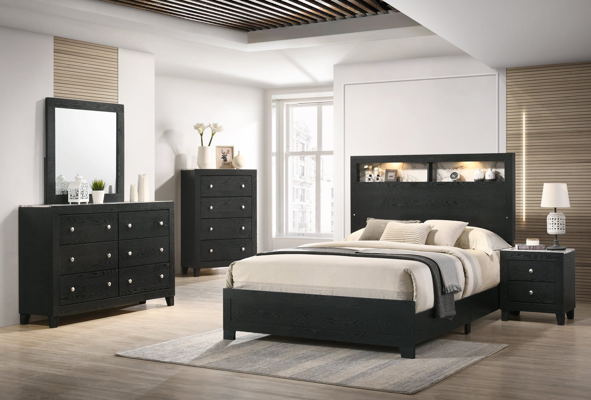 Cadence Black Chest - B4510-4 - Luna Furniture - Dallas Store