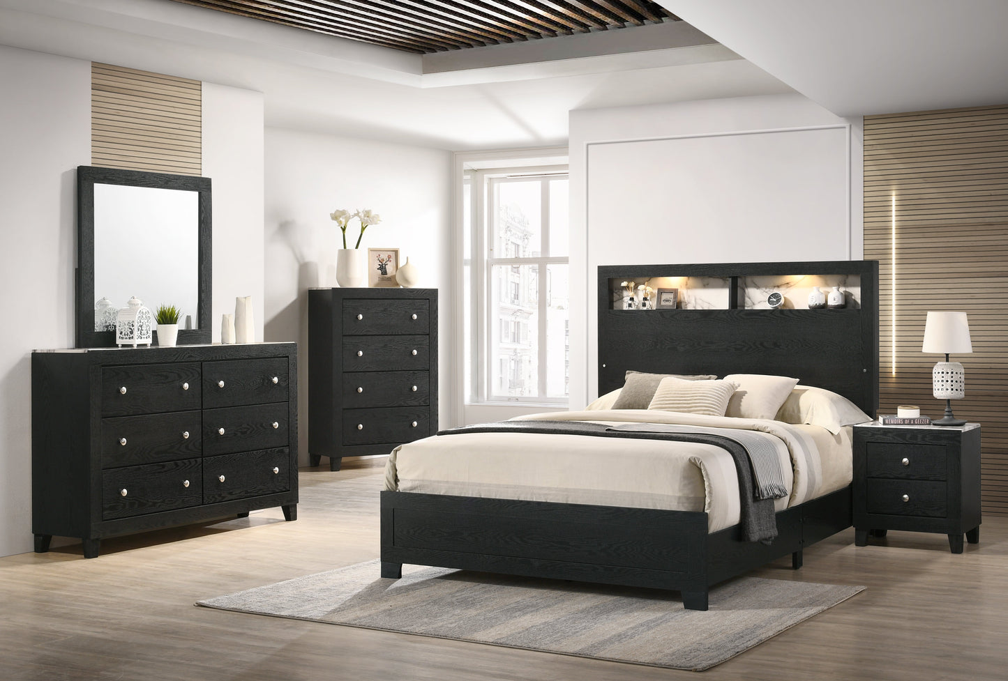 Cadence Black Dresser - B4510-1 - Luna Furniture - Dallas Store