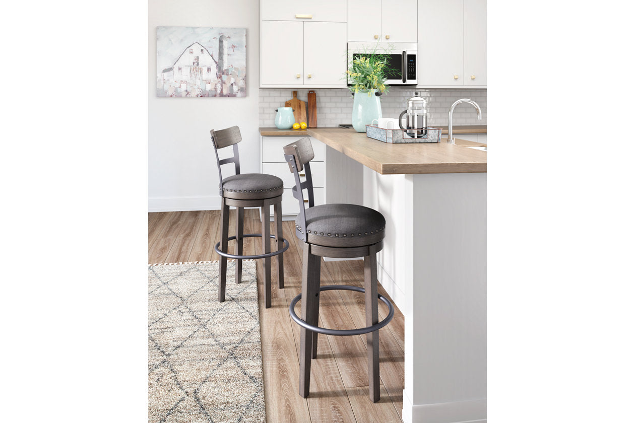 Caitbrook Gray Bar Height Barstool - D388-230 - Luna Furniture - Dallas Store