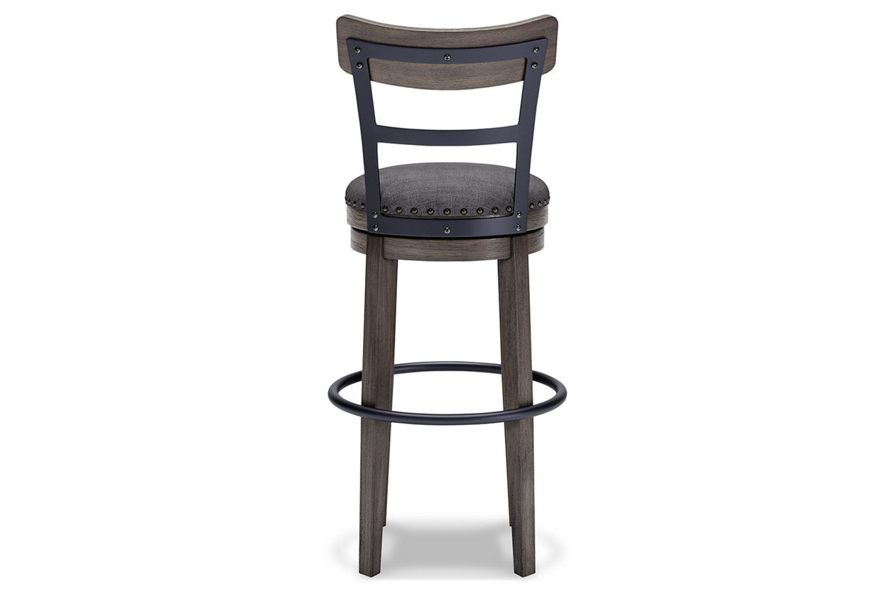 Caitbrook Gray Bar Height Barstool - D388-230 - Luna Furniture - Dallas Store