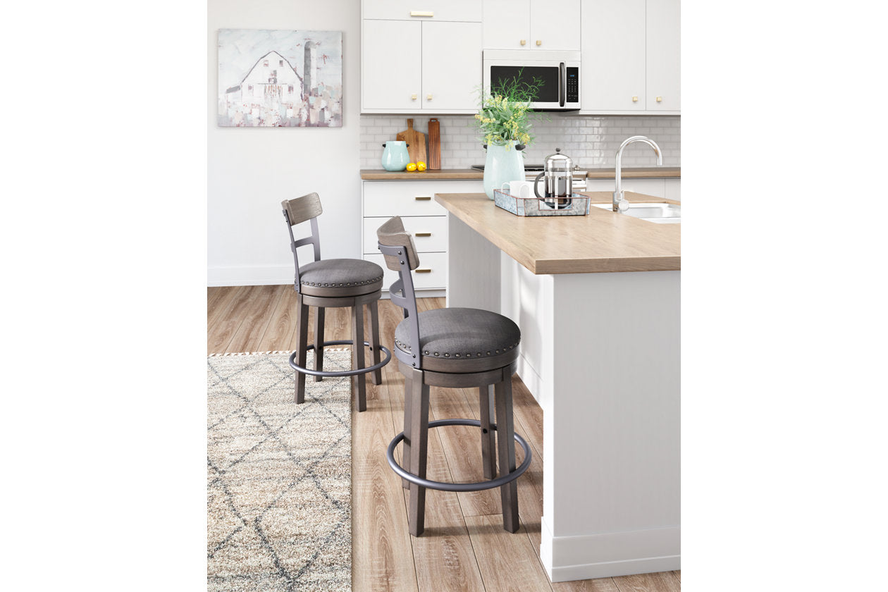 Caitbrook Gray Counter Height Barstool - D388-224 - Luna Furniture - Dallas Store
