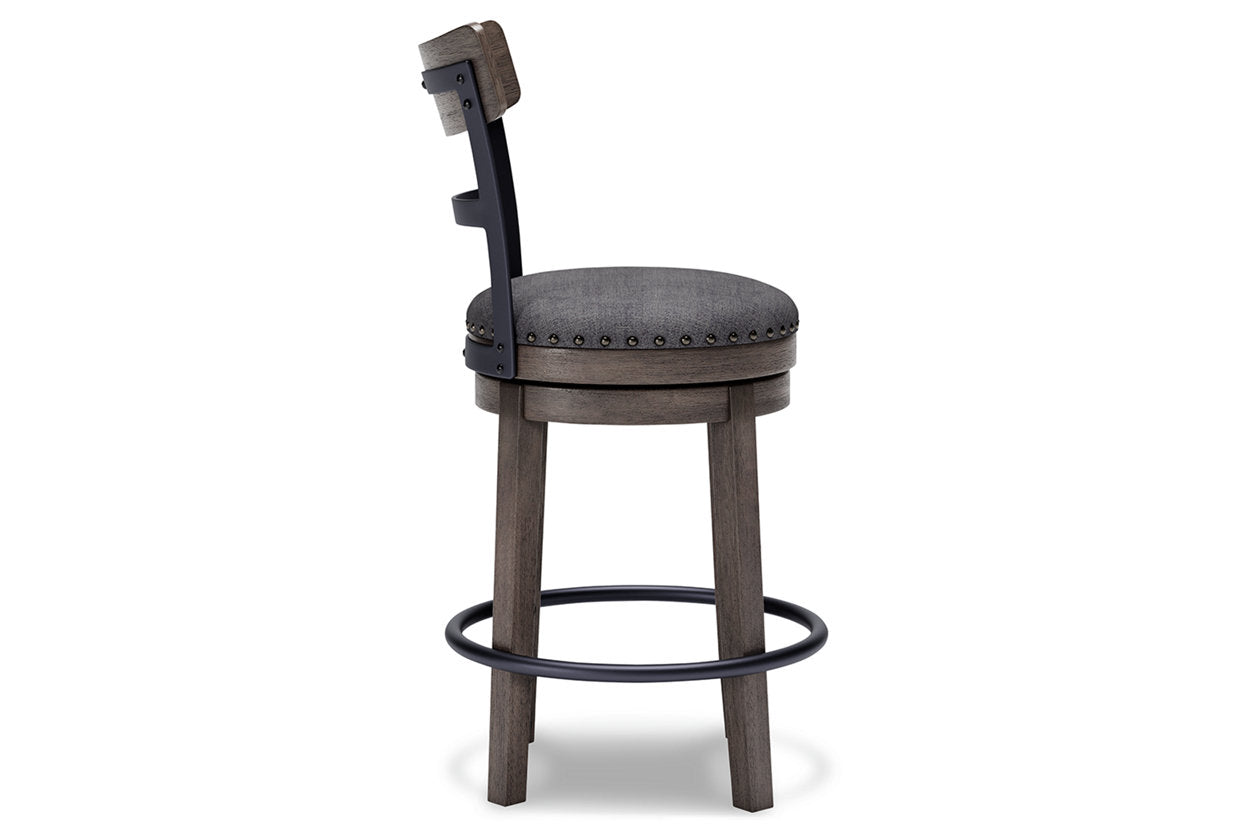 Caitbrook Gray Counter Height Barstool - D388-224 - Luna Furniture - Dallas Store
